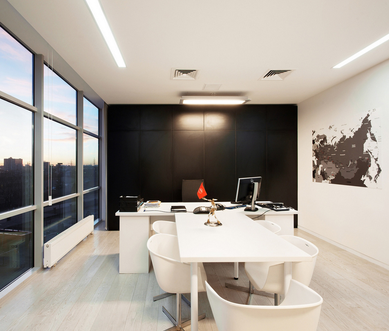 Офис в стиле хайтек Офис в стиле хайтек